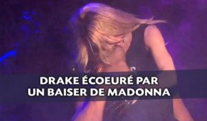 Drake écoeuré par un baiser de Madonna