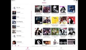 Application musique sur iOS 8.4