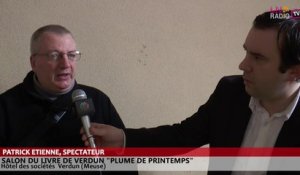Salon du livre de Verdun - Interview de Patrick Etienne, spectateur