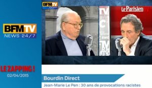 Zapping. Jean-Marie Le Pen, 30 ans de provocations racistes
