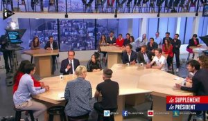 François Hollande annonce des mesures sociales sur Canal+