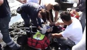 Naufrage d'un voilier de migrants sur les rochers de Rhodes