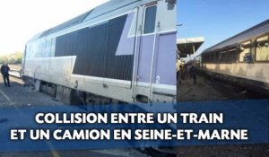Collision entre un train et un camion en Seine-et-Marne