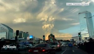 Le volcan Calbuco vu sur les réseaux sociaux