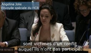 L'appel vibrant d'Angelina Jolie pour les réfugiés syriens à l'ONU