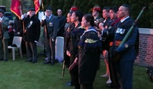 ANZAC day au Quesnoy: les chants maoris
