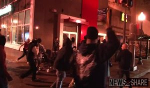 Manifestation violente dans la ville de Baltimore