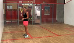 Camille Serme vous apprend à servir au squash