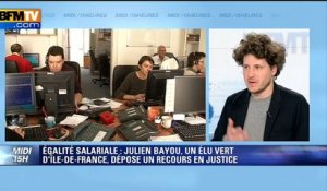 Inégalité salariale homme-femme: Julien Bayou demande "des amendes dissuasives"