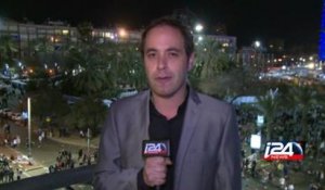 i24news at Rabin Square right-wing rally