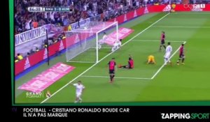 Cristiano Ronaldo boude après le but de son coéquipier