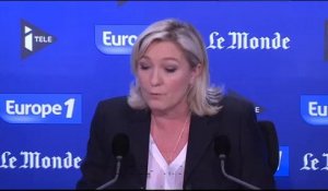Marine Le Pen estime que son père "ne doit plus pouvoir parler au nom du FN"