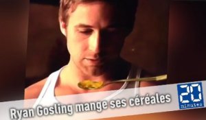 Ryan Gosling mange enfin ses céréales