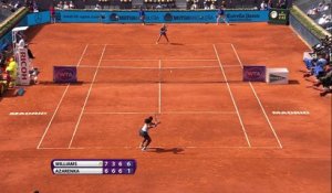 Madrid - Wozniacki solide, Serena fébrile