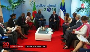 Aux Antilles, François Hollande lance une opération reconquête