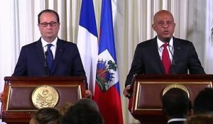 Haïti : Point de presse conjoint au Palais National de Port-au-Prince