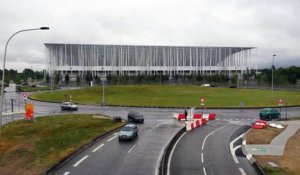 Visite du Nouveau stade de Bordeaux : vue de l'extérieur