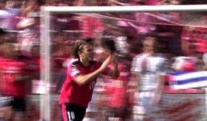 Japon - La perle sur coup-franc de Forlan