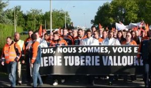 Valenciennes : mille manifestants pour faire pression sur la direction de Vallourec