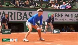 Roland-Garros : Alizé Cornet sort la Croate Mirjana Lucic "avec le cœur et les tripes"