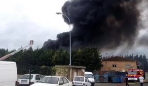 Incendie à Artois Métaux, à Saint-Laurent-Blangy