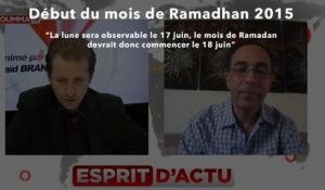 Premier jour du mois de Ramadan: le 18 juin Inchallah