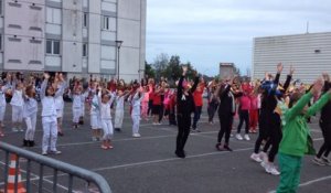 Flashmob pour l'inauguration d'un studio de danse