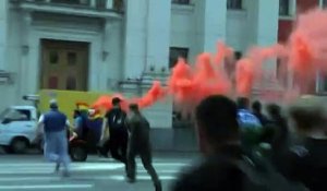 Plusieurs militants homosexuels interpellés pendant une manifestation à Moscou