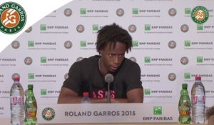 Conférence de presse Gaël Monfils Roland-Garros 2015 / 8e de finale