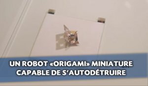 Espionnage: Un robot «origami» miniature capable de s'autodétruire