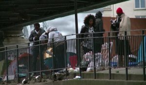 Paris: évacuation du campement de migrants de La Chapelle