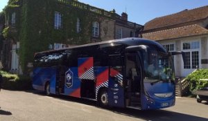 Le voyage des Bleus à Enghien avant France - Belgique