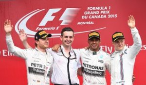 Classements du Grand Prix F1 du Canada 2015 - Infographie