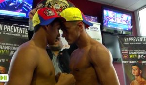 Steeve Valente VS Armin Pumpanmuang >> La pesée