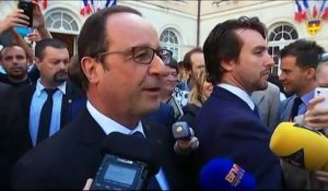 Hollande aux 24 heures du Mans : "Je suis président, je n'ai pas besoin d'être candidat"