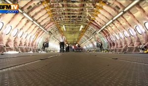 Salon du Bourget: BFMTV à bord d’un A380 d’essai