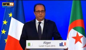 Hollande souligne "la très grande maîtrise intellectuelle" de Bouteflika