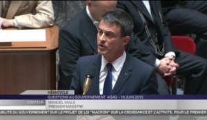 Manuel Valls à Jacob (Les Républicains) : "Que cela vous plaise ou pas, nous avançons !"