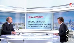 Bruno Le Roux : "J'assume totalement ce que nous faisons"