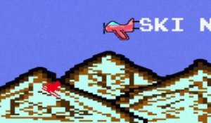 Go Pro : une descente de ski en 8-Bit