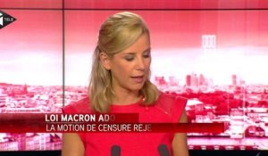 La motion de censure rejetée à l'Assemblée, loi Macron adoptée