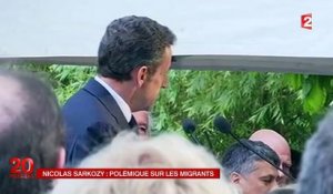 Migrants : la métaphore de Nicolas Sarkozy fait réagir