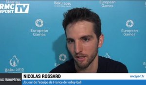 Jeux Européens - Rossard : "On les a éteints"