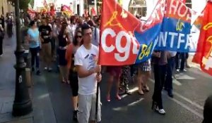 Avignon : manifestation contre l'austérité