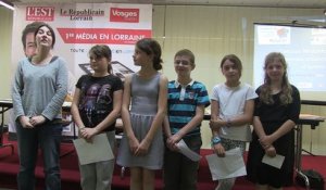 1er prix Médiatiks 2015 pour l'école élémentaire de Guerstling