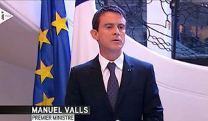 Manuel Valls : "La France est une nation forte et solidaire, et elle ne cédera jamais à la peur"