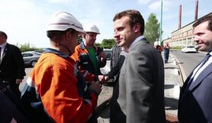 Emmanuel Macron à Vallourec: "Je reviendrai avant les régionales"