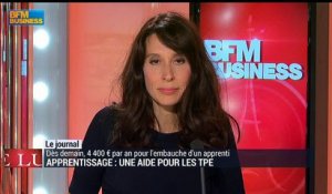 Apprentissage : l'arrivée d'une aide pour les TPE