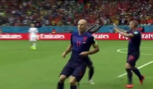 Le but d'Arjen Robben avec sa course ultra rapide contre l'Espagne