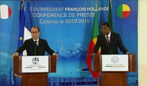 Discours de Hollande au Bénin : "L'acceptation du verdict des urnes, c'est la preuve de la maturité"